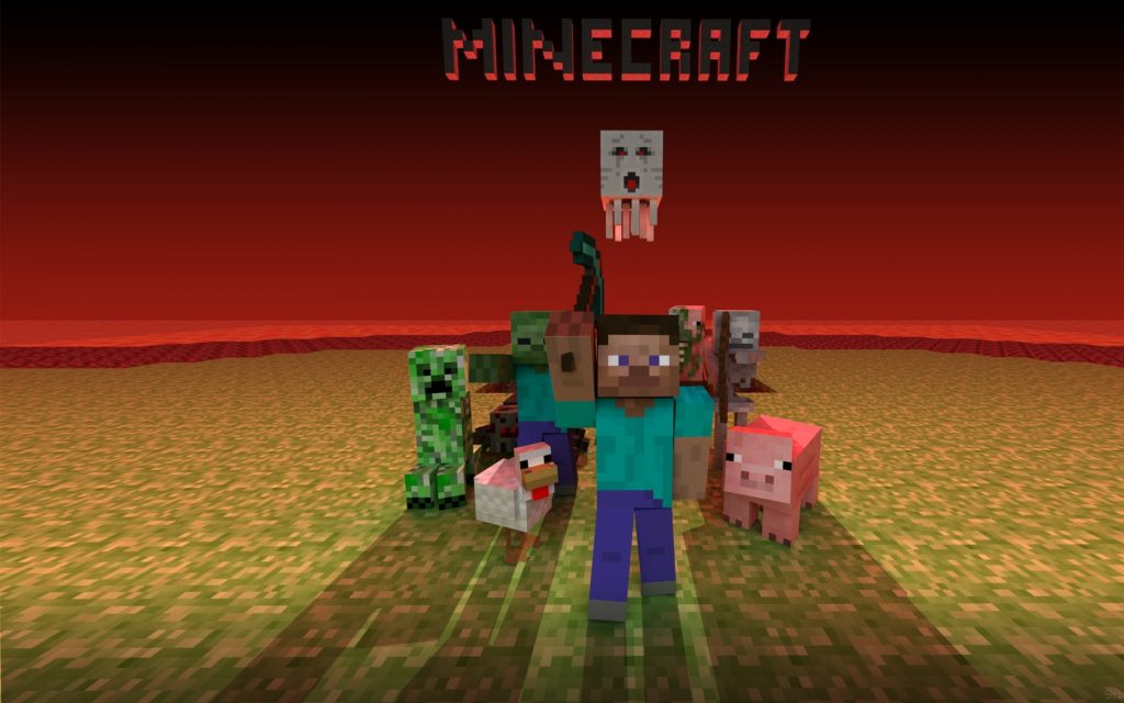 Los aldeanos fondos pantalla de Minecraft