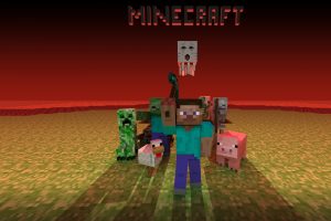 Los aldeanos fondos pantalla de Minecraft