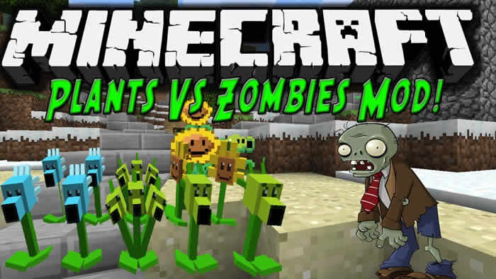 Plants vs Zombies Mod para Minecraft