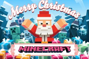 Minecraft la Feliz Navidad Fondo de Pantalla