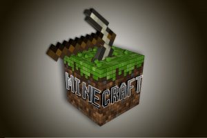 Logotipo de Minecraft Fondo de pantalla