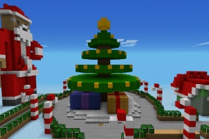 Steve Navidad Minecraft Fondo de pantalla