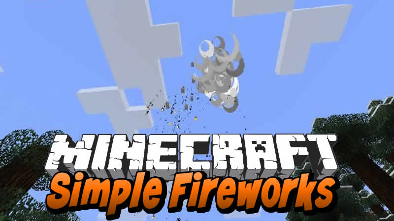 Simple Fireworks Mod para Minecraft