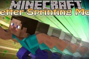 Better Sprinting Mod para Minecraft