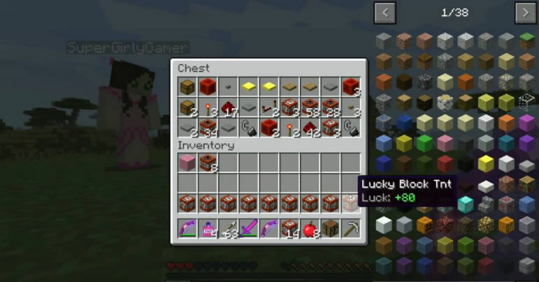 Lucky Block TNT Mod Captura de pantalla 3