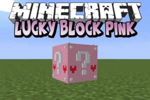 Lucky Block Pink Mod para Minecraft