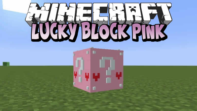 Lucky Block Pink Mod para Minecraft