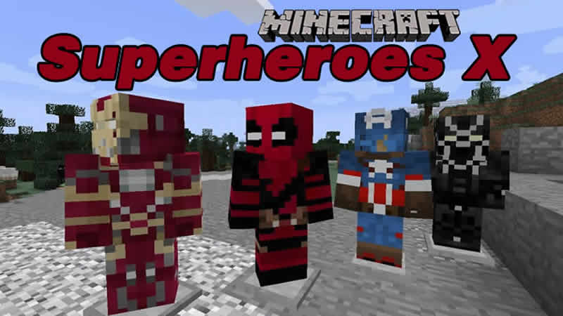 Superheroes X Mod para Minecraft