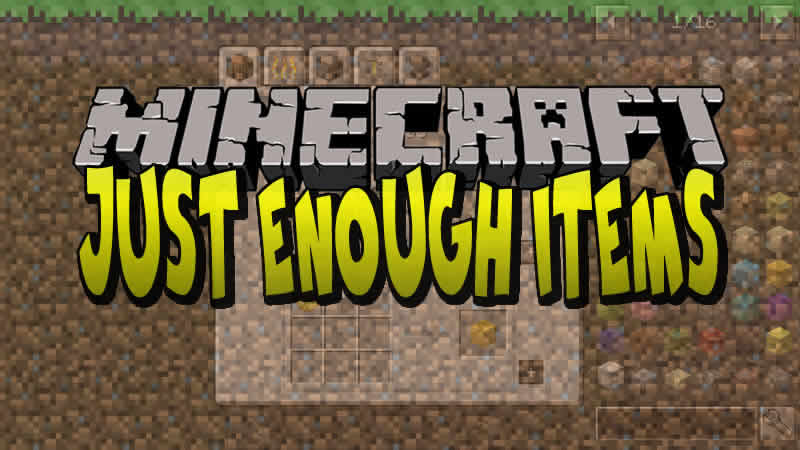 Just Enough Items Mod para Minecraft