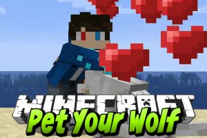 Pet Your Wolf Mod para Minecraft