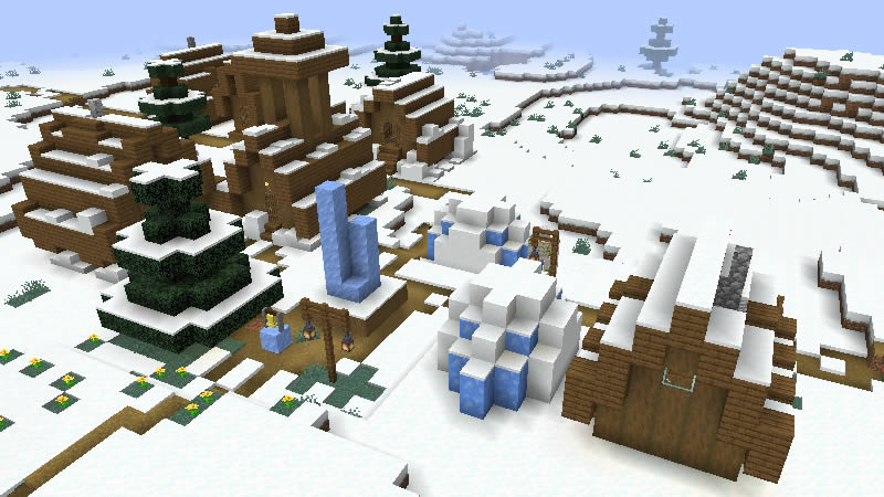 Semilla de 4 aldeas de invierno para un ambiente navideño Captura de pantalla 2