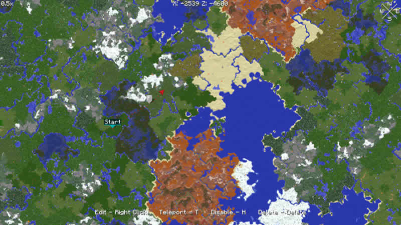 Xaero's World Map Captura de pantalla