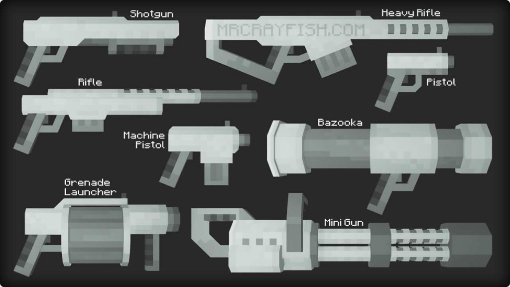 MrCrayfish's Gun Mod Captura de pantalla