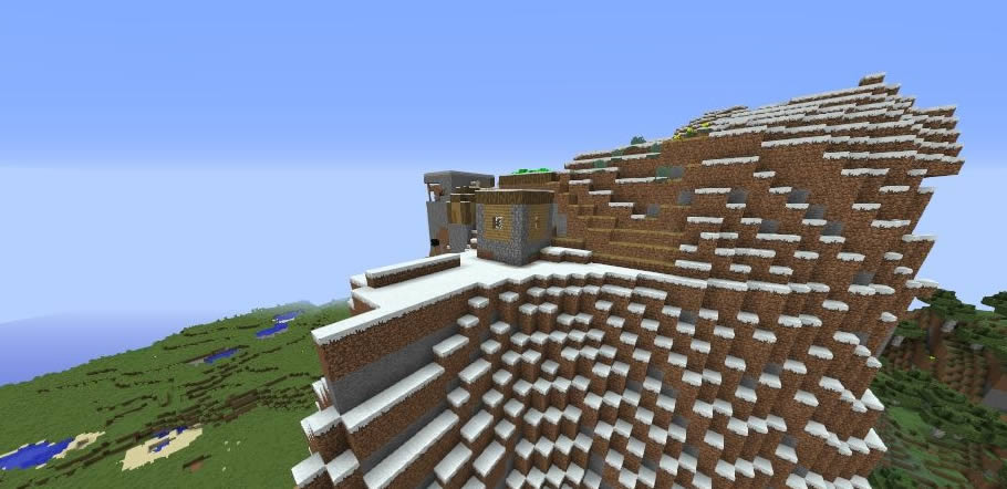 Semilla de la aldea de la cascada Captura de pantalla