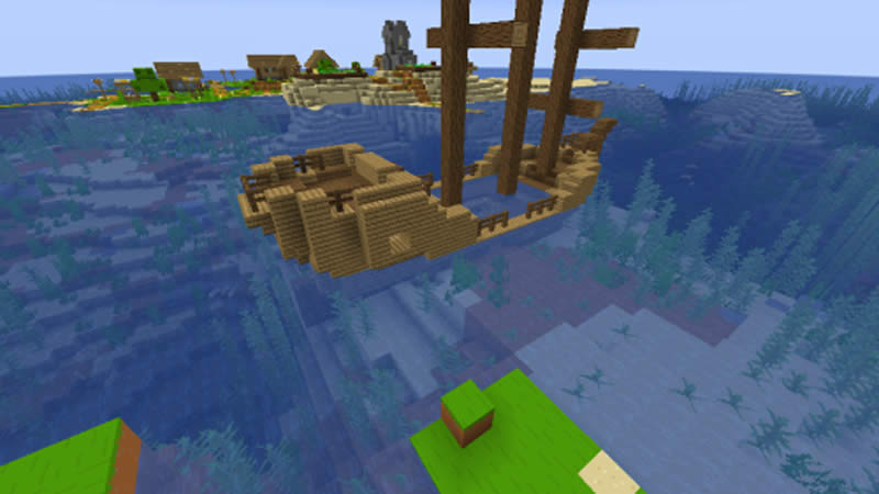 Semilla de Isla Pirata para Minecraft